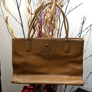 Long champ leather bag